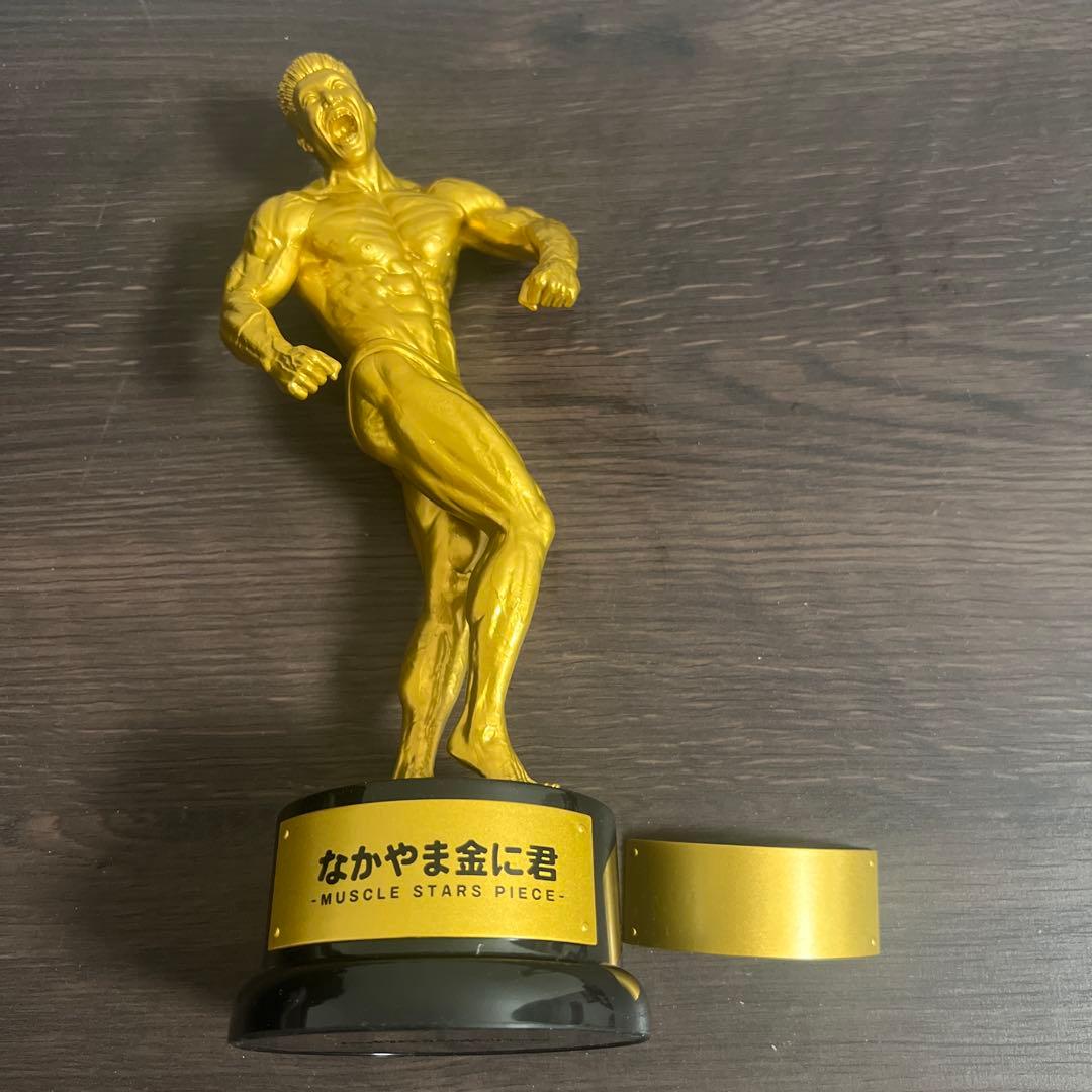 なかやまきんに君 りそうの姿トロフィー フィギュア 全身金色 ゴールド