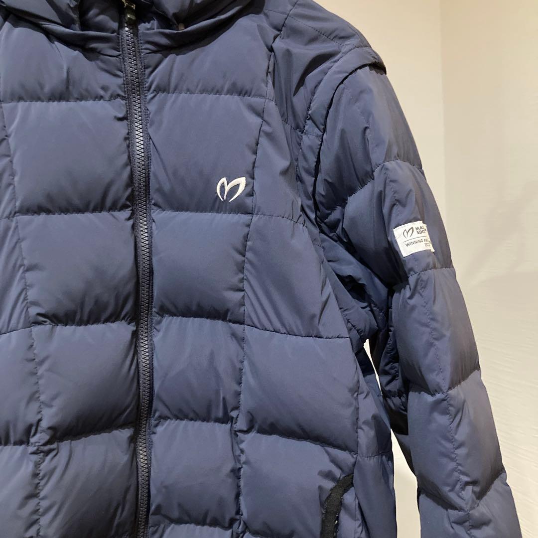 マスターバニーエディション フード付きダウンジャケット ネイビー 5