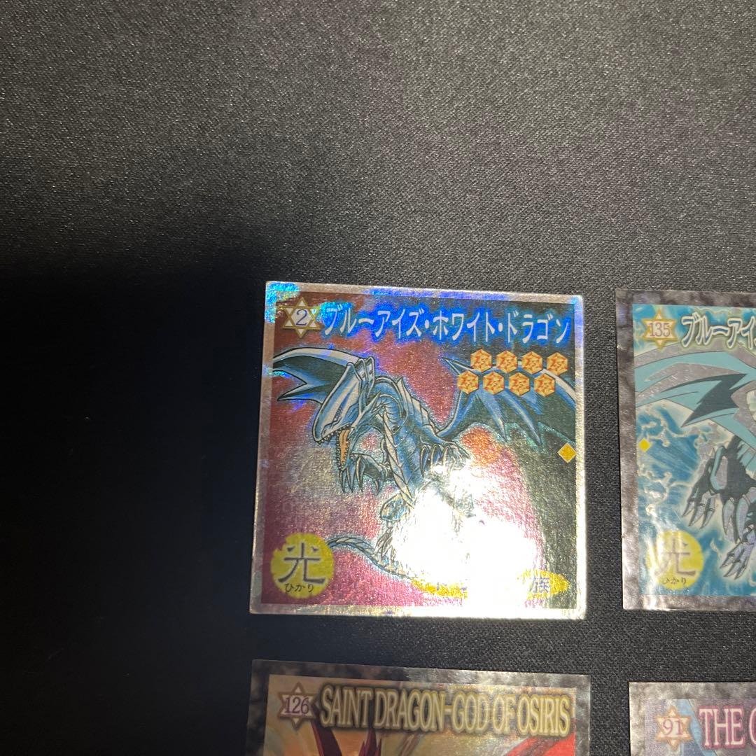 遊戯王 シール 森永 ウエハース 65枚セット 青眼の白龍 など まとめ