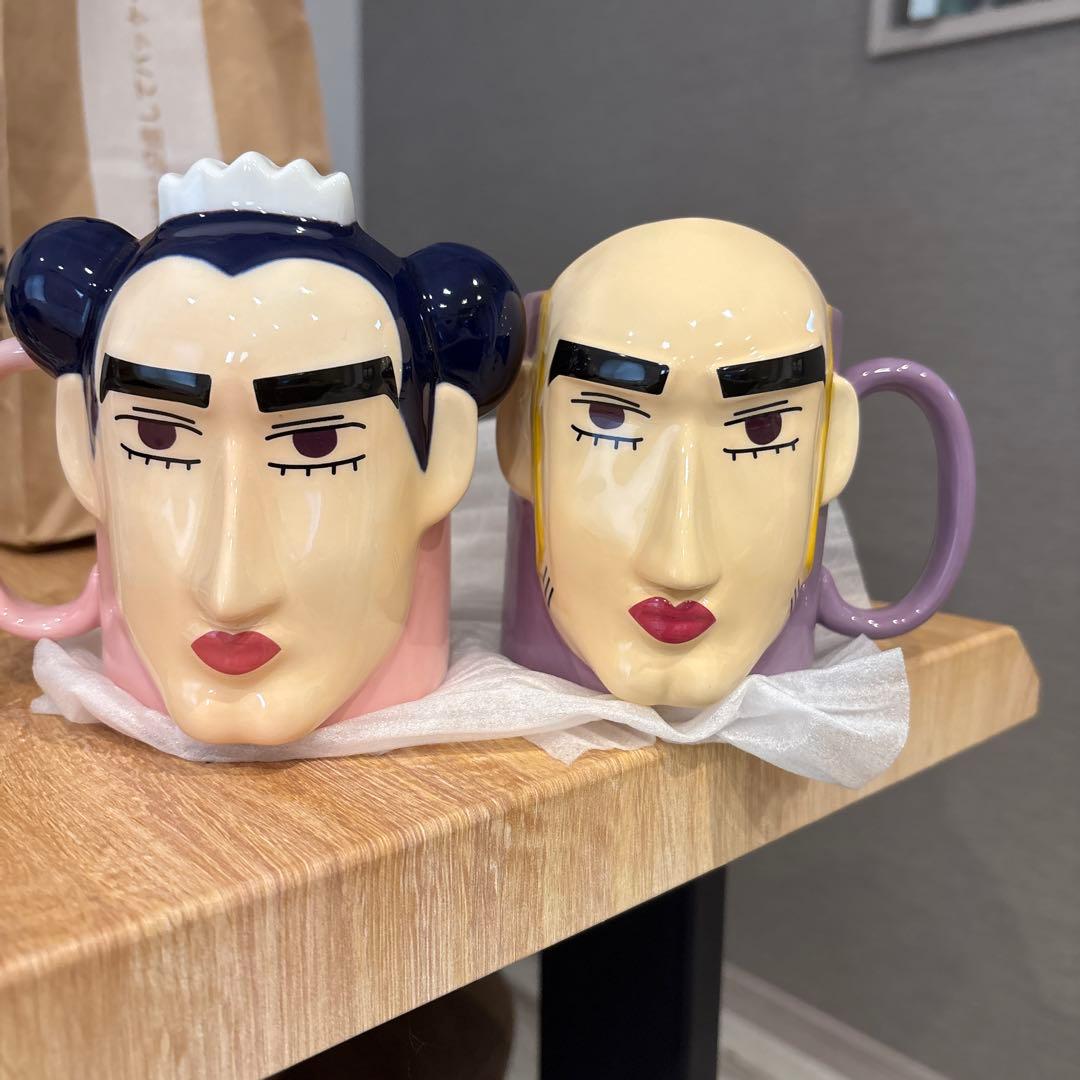 クレヨンしんちゃん ペアマグカップ マカオとジョマ 新品 - メルカリ