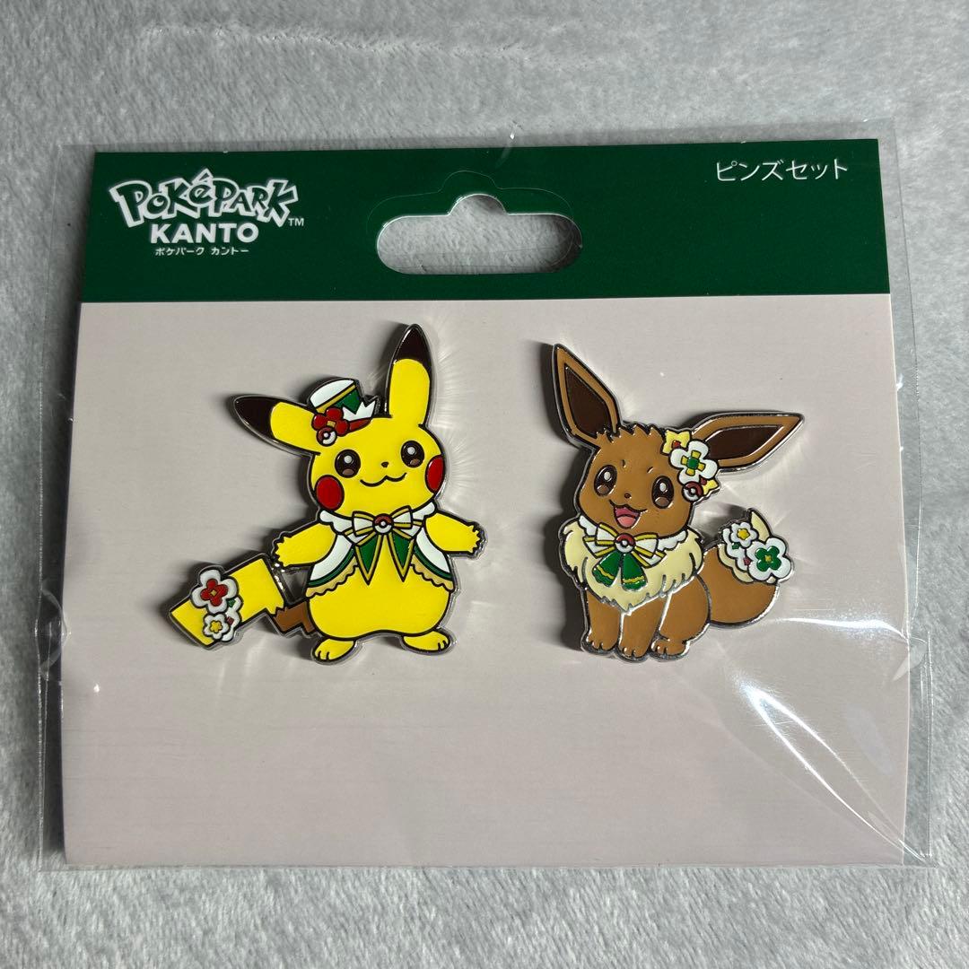 ポケパークカントー ピカチュウ イーブイ ピンズセット - メルカリ