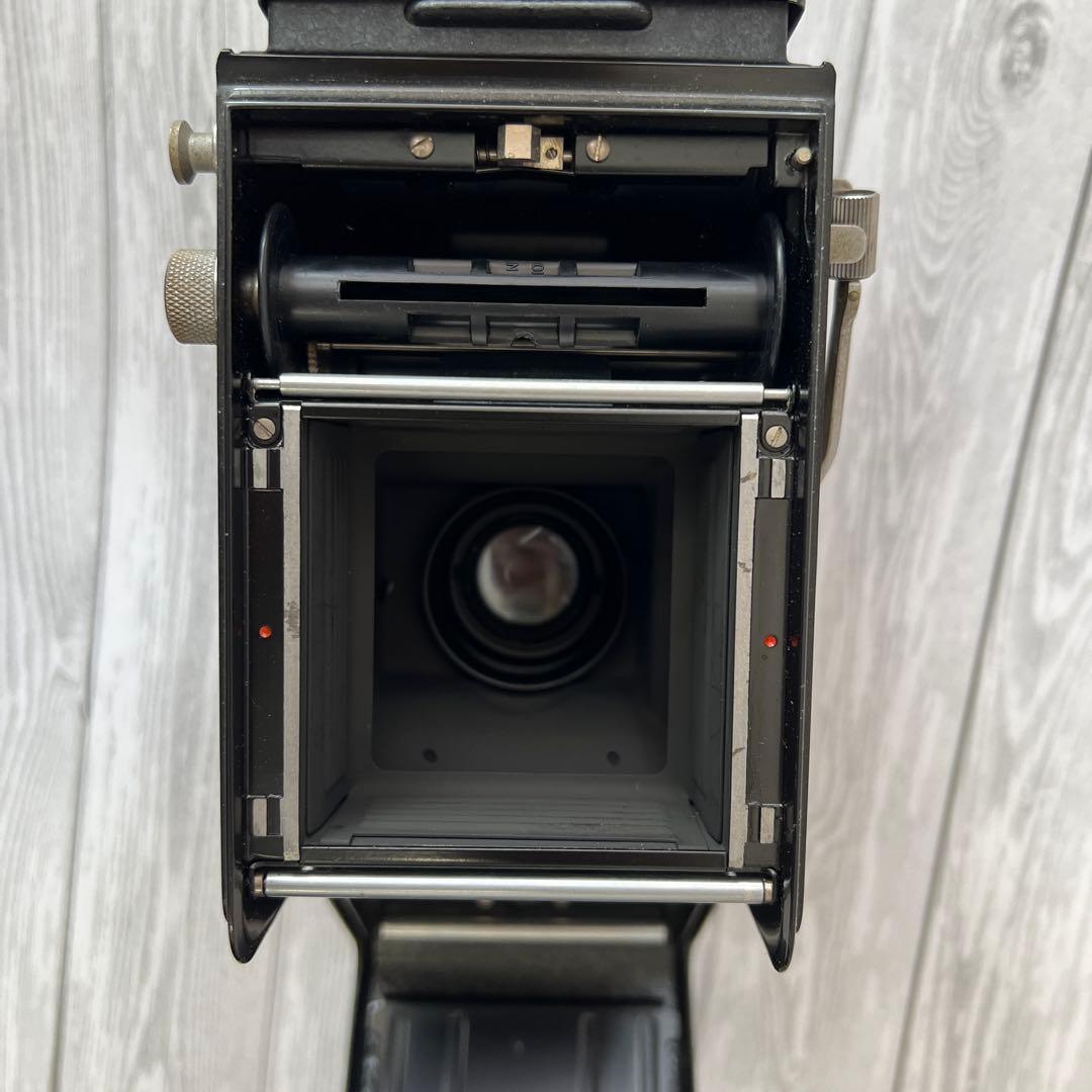 希少 ミノルタ minolta miniflex 二眼レフカメラ 純正ケース付