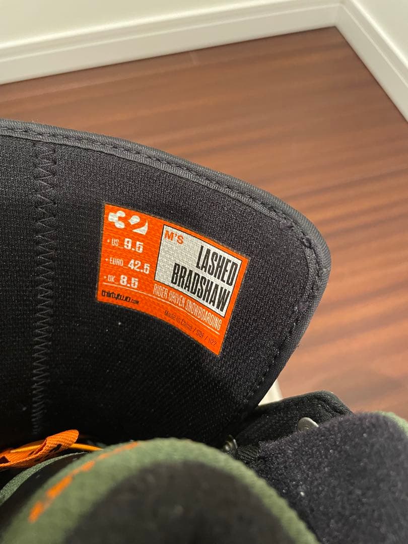 スノーボード thirtytwo LASHED BRADSHAW 27.5cm US9.5