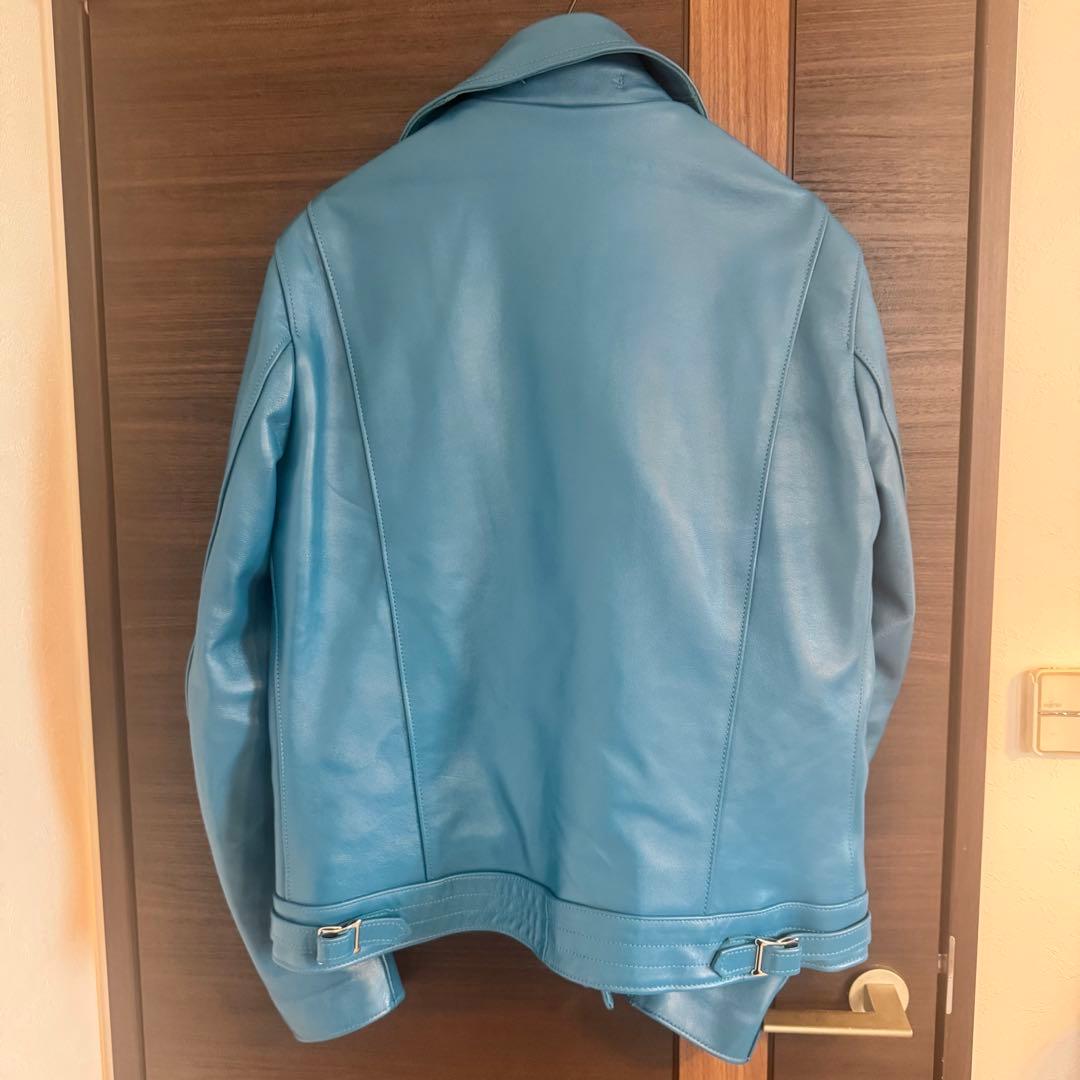 40】ルイスレザーサイクロンヴィンテージターコイズホースハイド