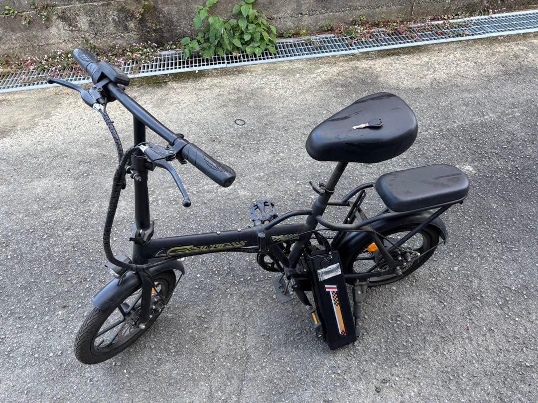 電動アシスト自転車 黒 引き取りのみ 発送は対応していません - メルカリ