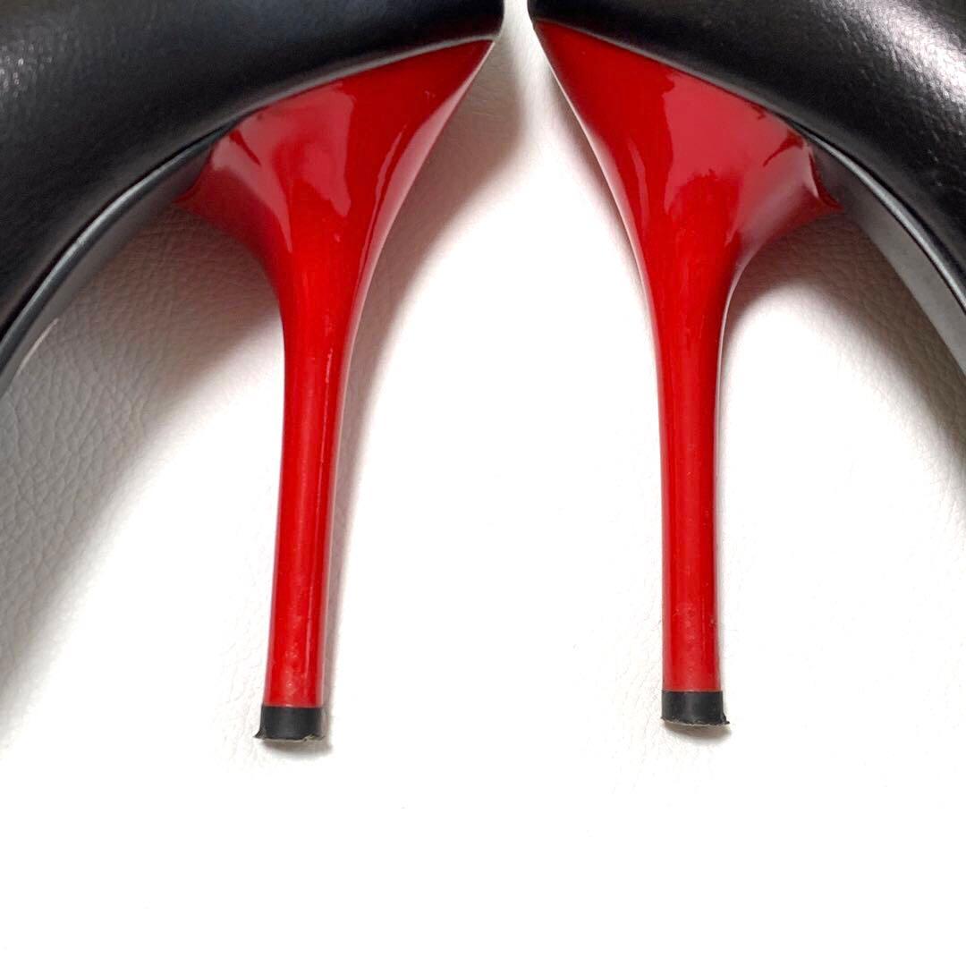 COMEX ポインテッドトゥ 本革 レザー ハイヒール 23cm - メルカリ