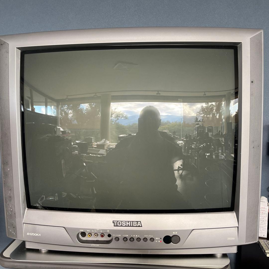 動作品】 東芝 ブラウン管テレビ 25インチ 25S99 リモコン付き - メルカリ
