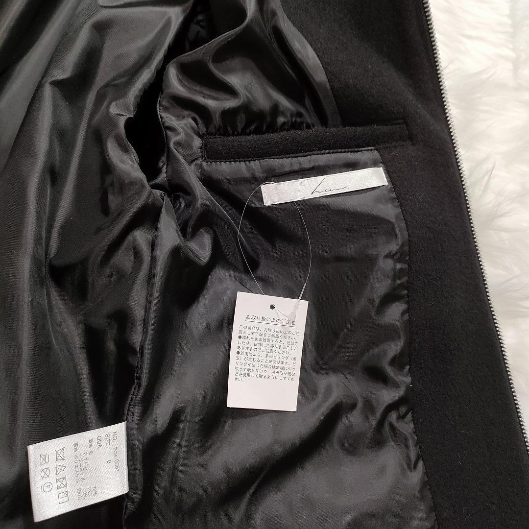 未使用☆和田颯 how Melton Coat Black 002 Da-iCE