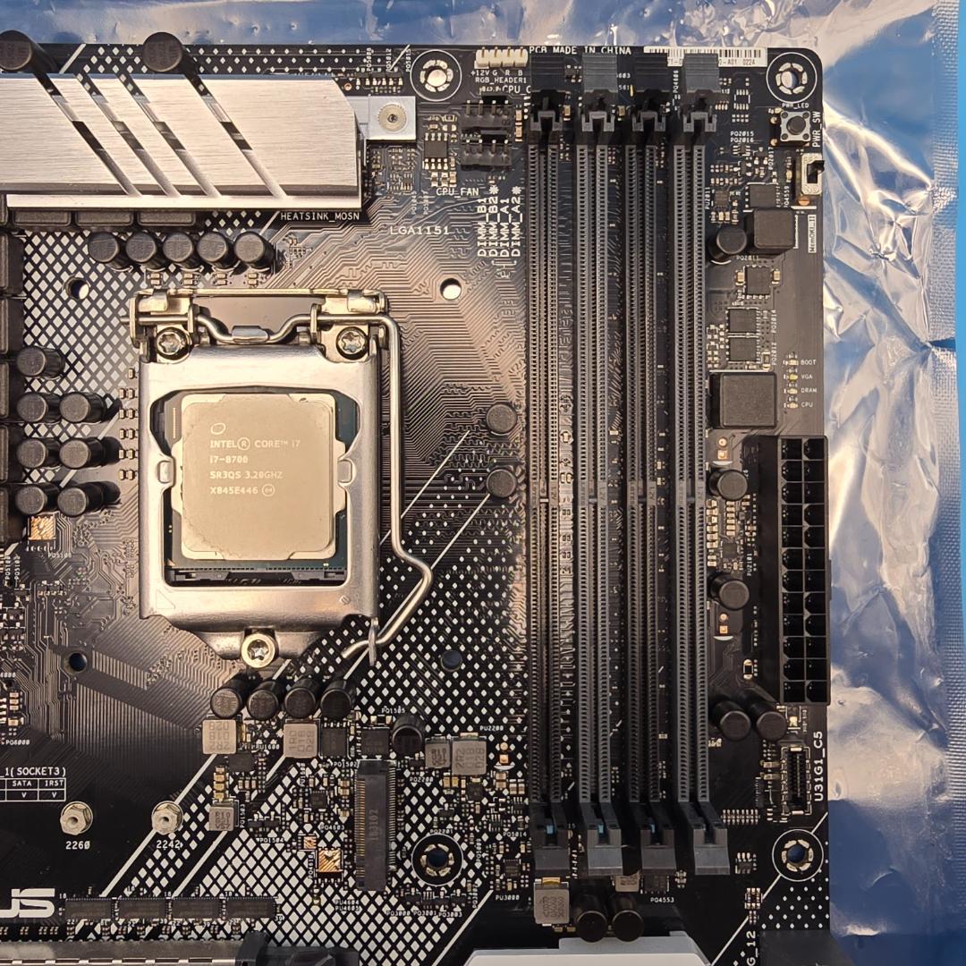 Core i7 8700 + ASUS PRIME Z390-A セット - メルカリ