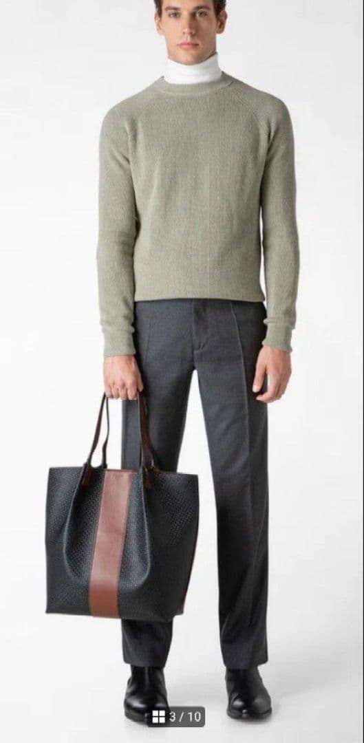 新品未使用】SERAPIAN トート V Black/Cuoio - メルカリ