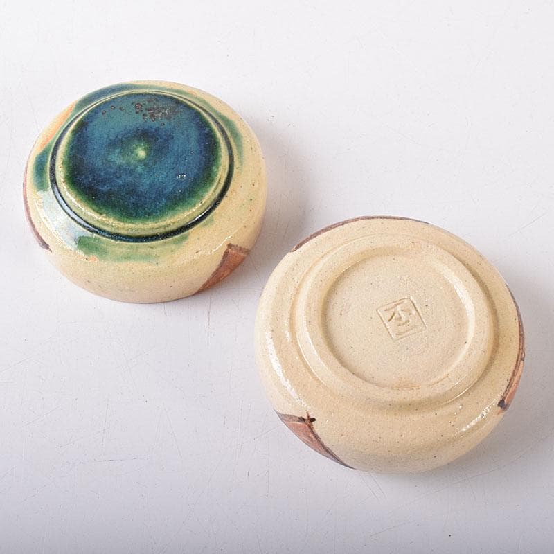 茶道具 不二窯 佐藤和子作 織部 香合 共箱 C 7800 - メルカリ