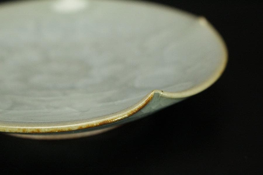 青磁 銘々皿 5枚セット 亀甲貫 在銘 作家物 共箱 未使用 742 - メルカリ