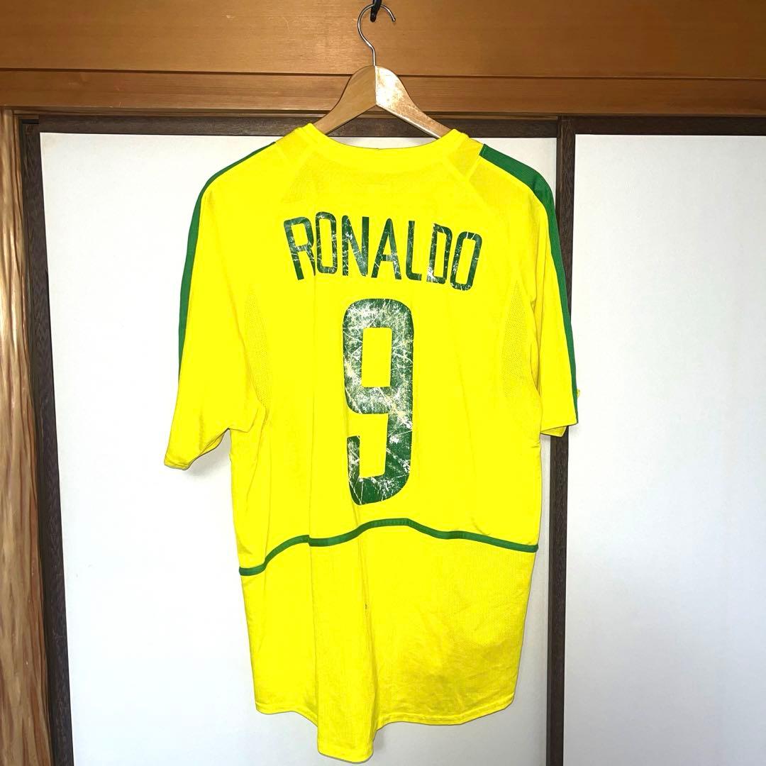 ロナウド ブラジル代表 ユニフォーム ナイキ Lサイズ - メルカリ