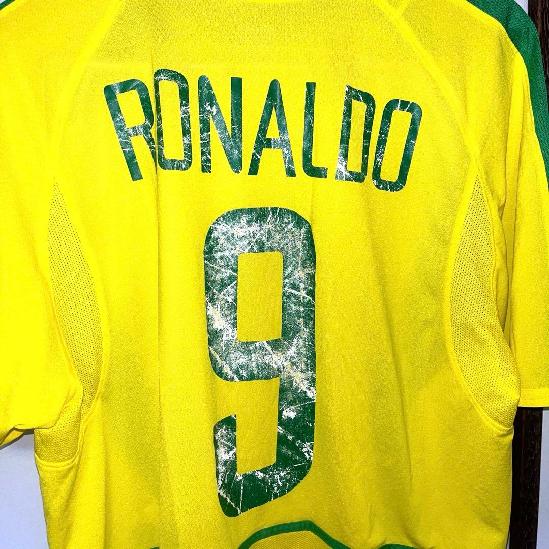 ロナウド ブラジル代表 ユニフォーム ナイキ Lサイズ - メルカリ