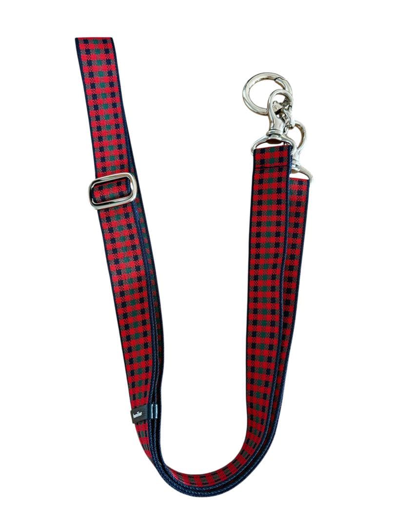 familiar ショルダーストラップ 赤系ファミリアチェック - メルカリ