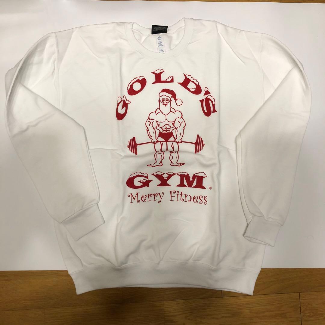 新品】ゴールドジム クリスマス スウェット L メリーフィットネス