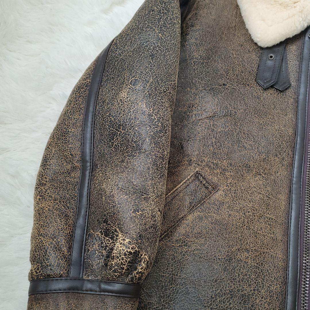 ⭐上西正輝⭐U.S.ARMY B-3 ムートンジャケット シープスキン