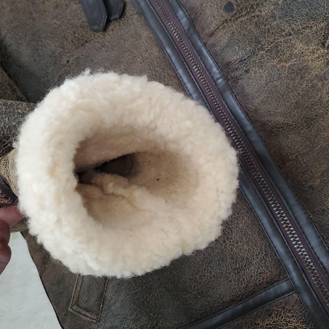 ⭐上西正輝⭐U.S.ARMY B-3 ムートンジャケット シープスキン