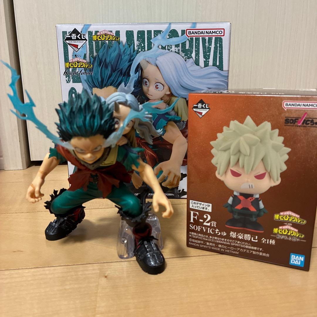 ヒロアカ一番くじ 緑谷出久&エリフィギュア おまけ - メルカリ