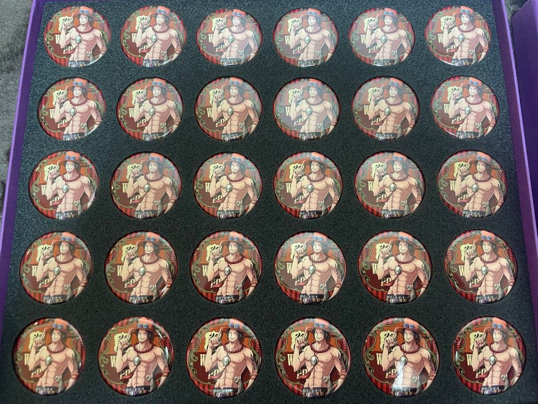 ONEPIECE エース 輩 缶バッジ コンプリートコレクション 第19弾