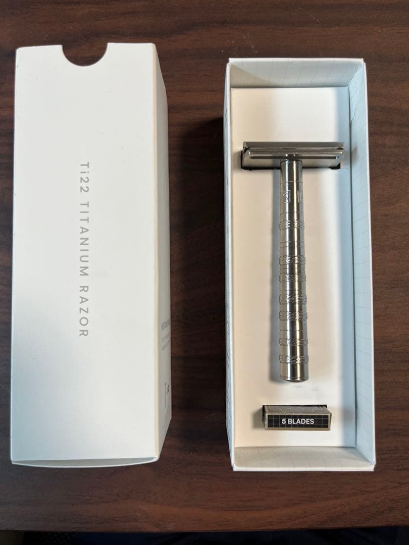 新品】HENSON Ti22（替刃5枚付） ヘンソンシェービング チタン - メルカリ