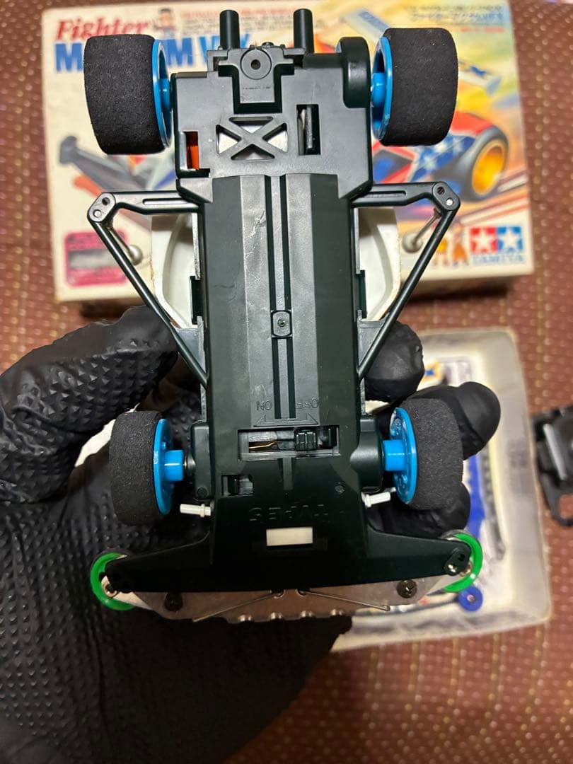 【当時物】ミニ四駆 ファイターマグナムVFX + スーパーアバンテ 箱付 +レア