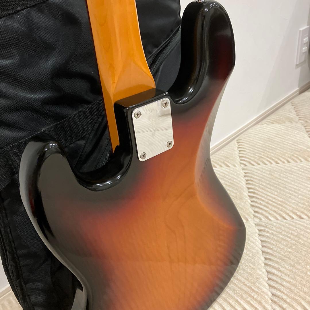 エレキベース Edwards サンバースト ケース付き