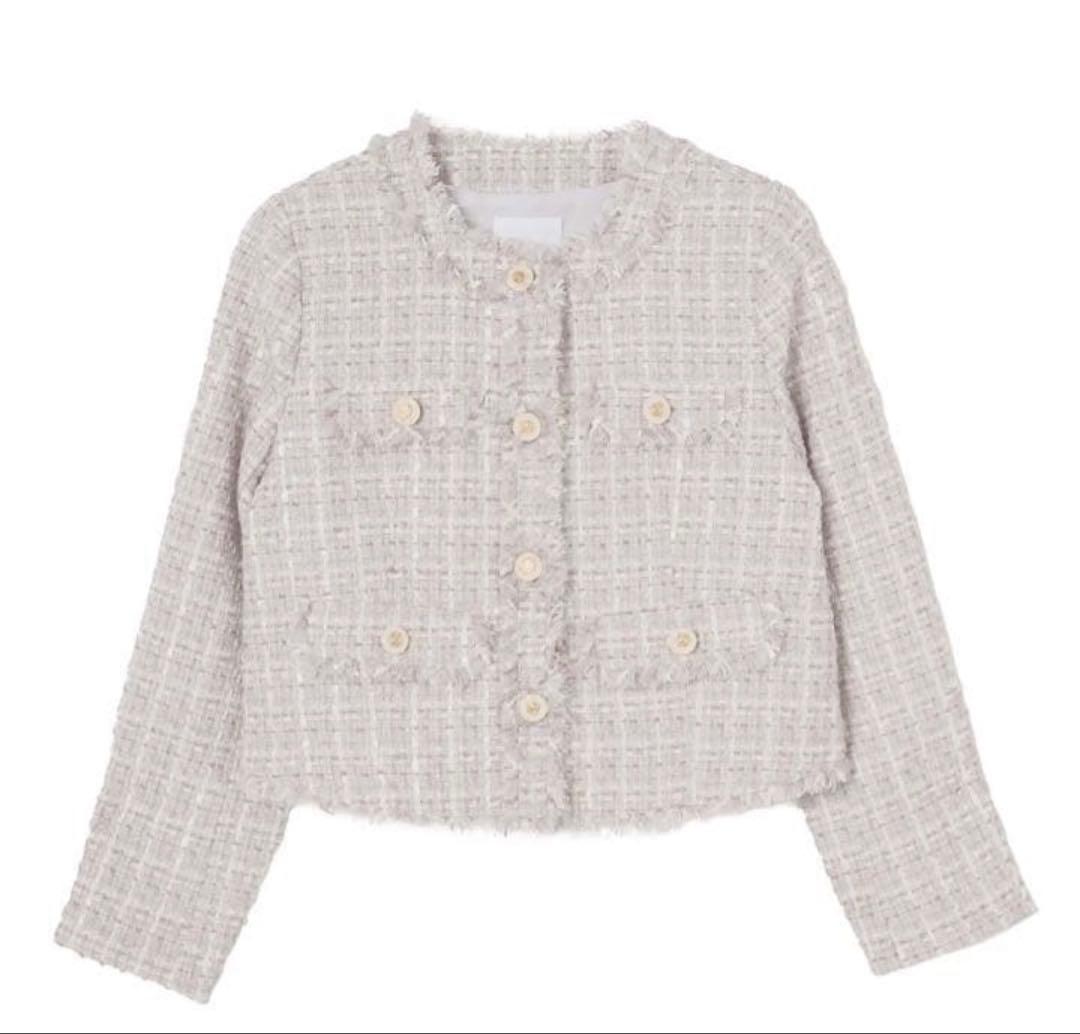 herlipto ハーリップトゥGrace Tweed Jacket Mサイズ Grace Tweed Jacket