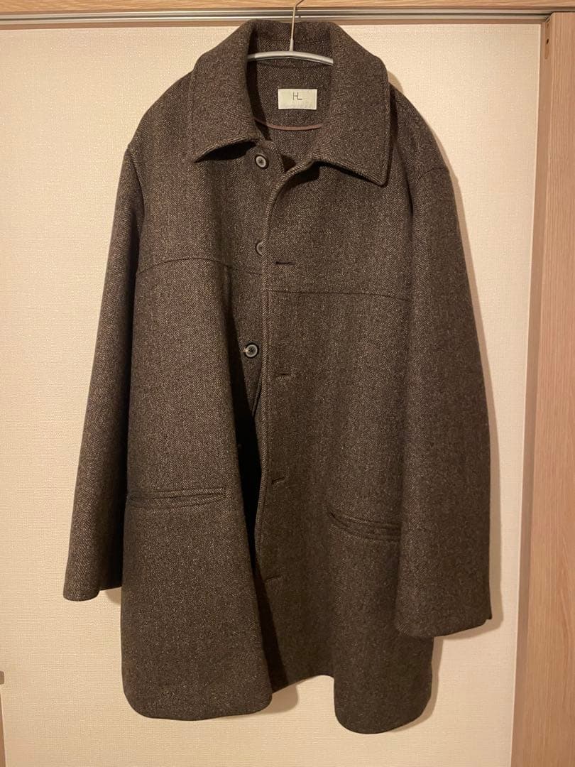 HERILL ヘリル ブラックシープ カーコート ヘリンボーン - メルカリ