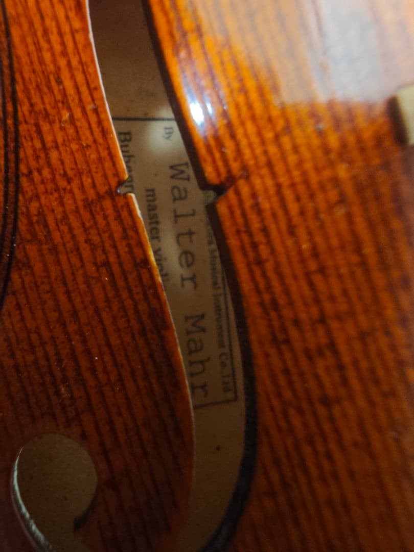 バイオリン WALTER MAHR #5 4/4 弓ケース肩当松脂セット - メルカリ