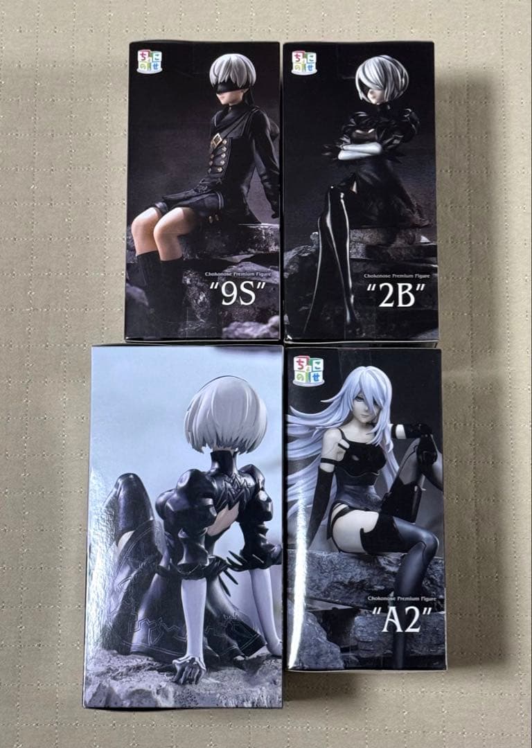 NieR:Automata フィギュア　2B　9S　A2　ちょこのせ　ぬーどる