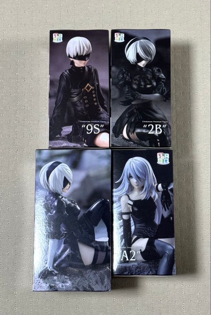 NieR:Automata フィギュア　2B　9S　A2　ちょこのせ　ぬーどる