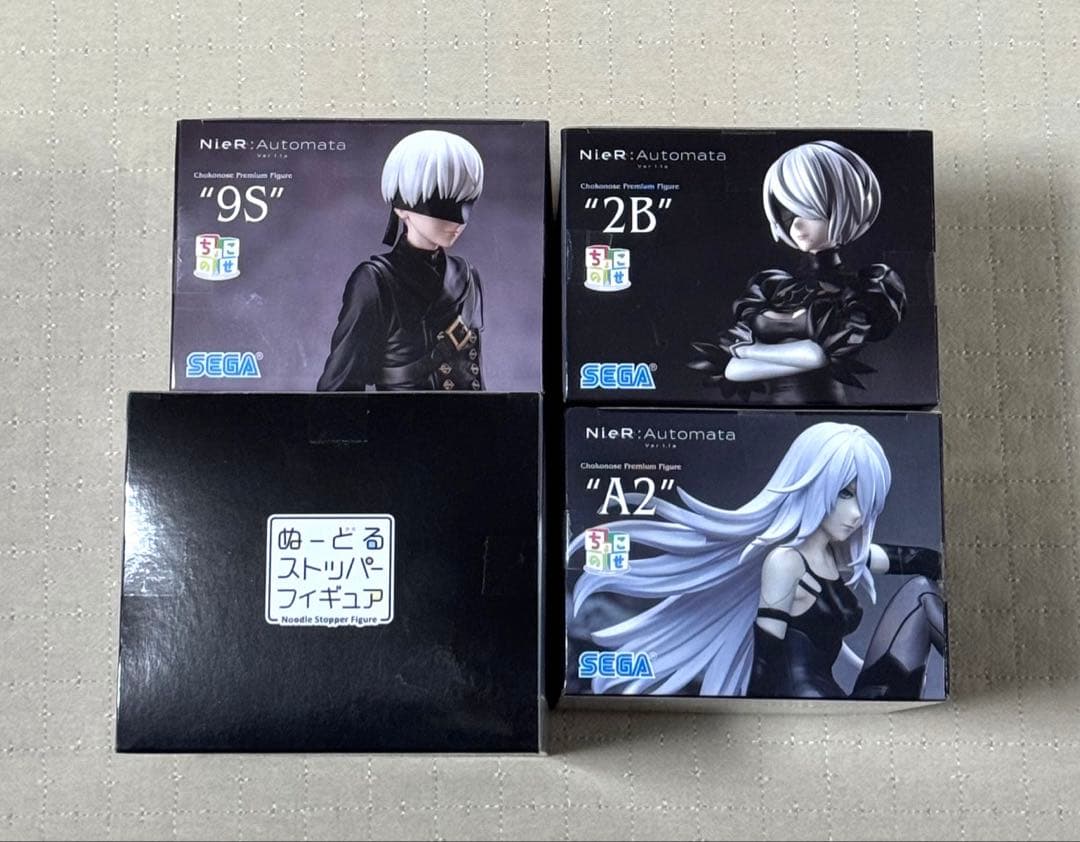 NieR:Automata フィギュア　2B　9S　A2　ちょこのせ　ぬーどる