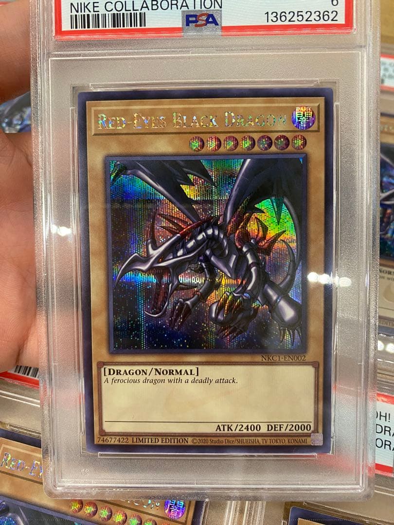 PSA6 真紅眼の黒竜 レッドアイズブラックドラゴン 鑑定品 遊戯王OCG