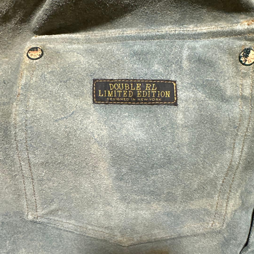 150着限定】RRL INDIGO LEATHER JACKET リミテッド - メルカリ