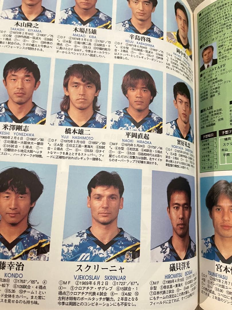 貴重！サッカーダイジェスト特別増大号 1996Jリーグ選手名鑑 - メルカリ