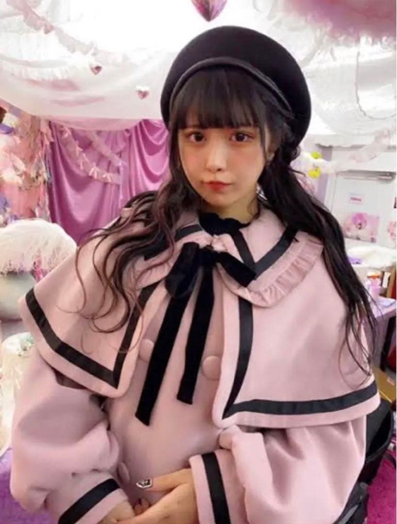 ピウム pium ケープコート 2way ピンク - メルカリ