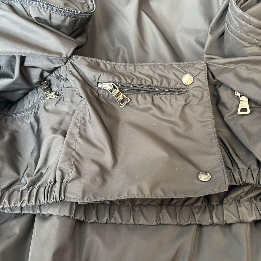 美品 希少 PRADA SPORTS サーモアダウンコート ブラック 40 - メルカリ