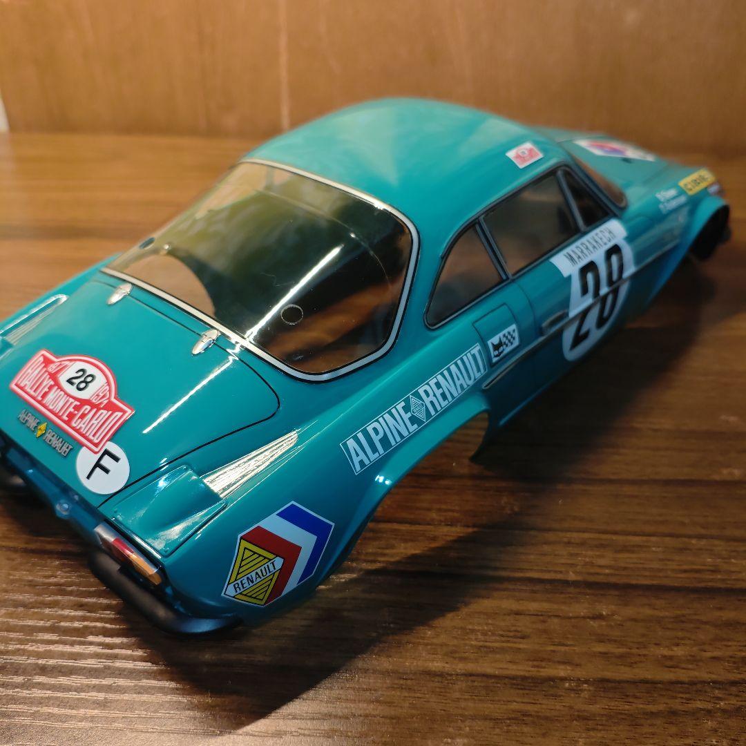 タミヤ　アルピーヌ　ボディ　コバルトグリーン