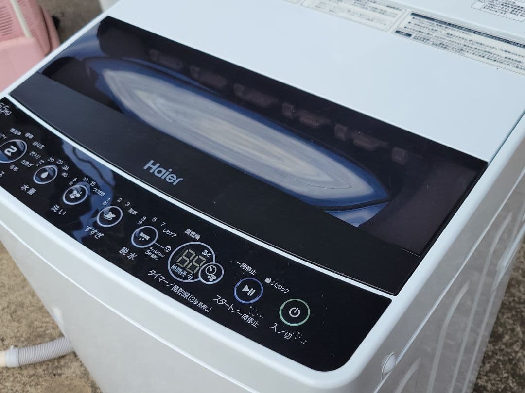 ぴー ハイアール 全自動洗濯機 JW-C55D 5.5kg 2020年製