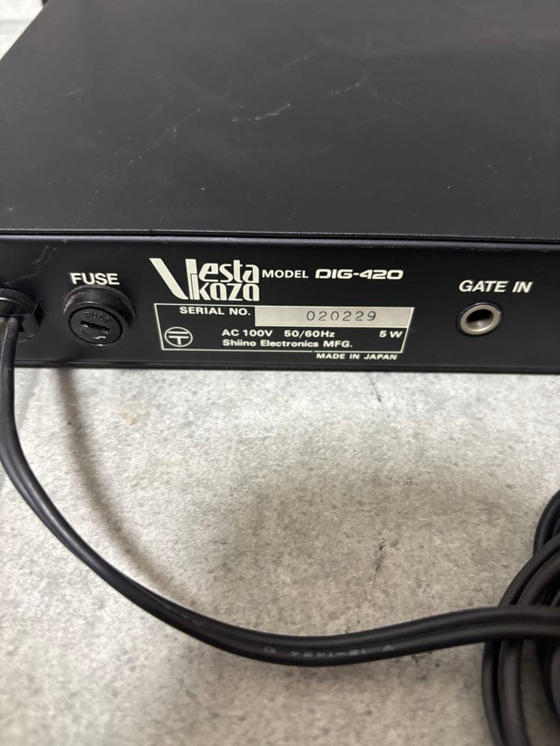 Vesta Kozo DIG-420 サンプラー/ディレイ 通電確認済み！ - メルカリ