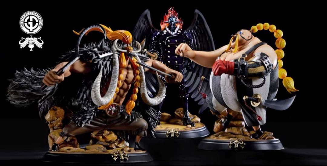 ワンピース  GPS -STUDIO キング クイーン ジャック3点フィギュア