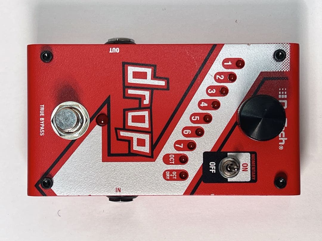 DigiTech drop ギターエフェクター 赤