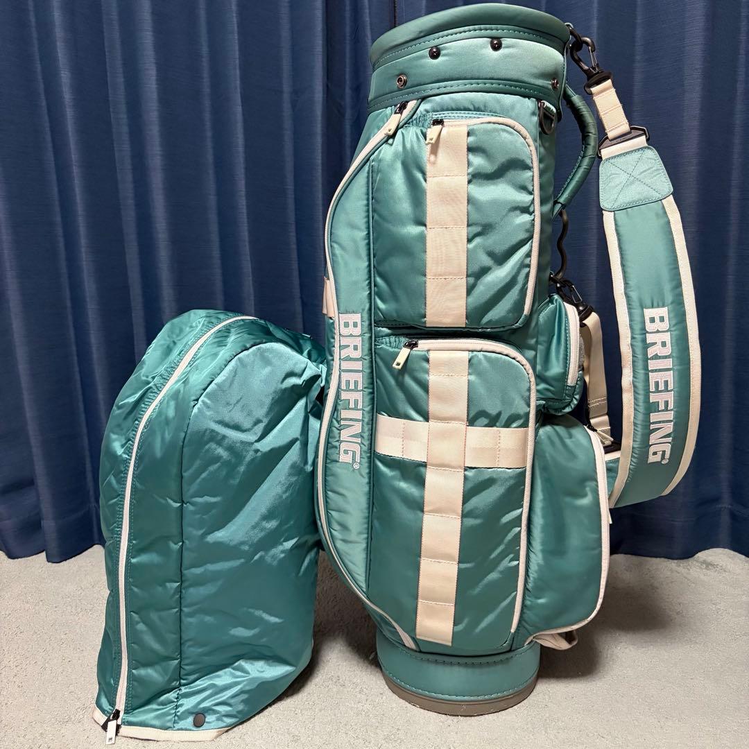 BRIEFING ブリーフィング CR-6 キャディバッグ グリーン Amazon.co.jp: [ブリーフィング] GOLF ゴルフ ECO TWIL SERIES CR-6#02