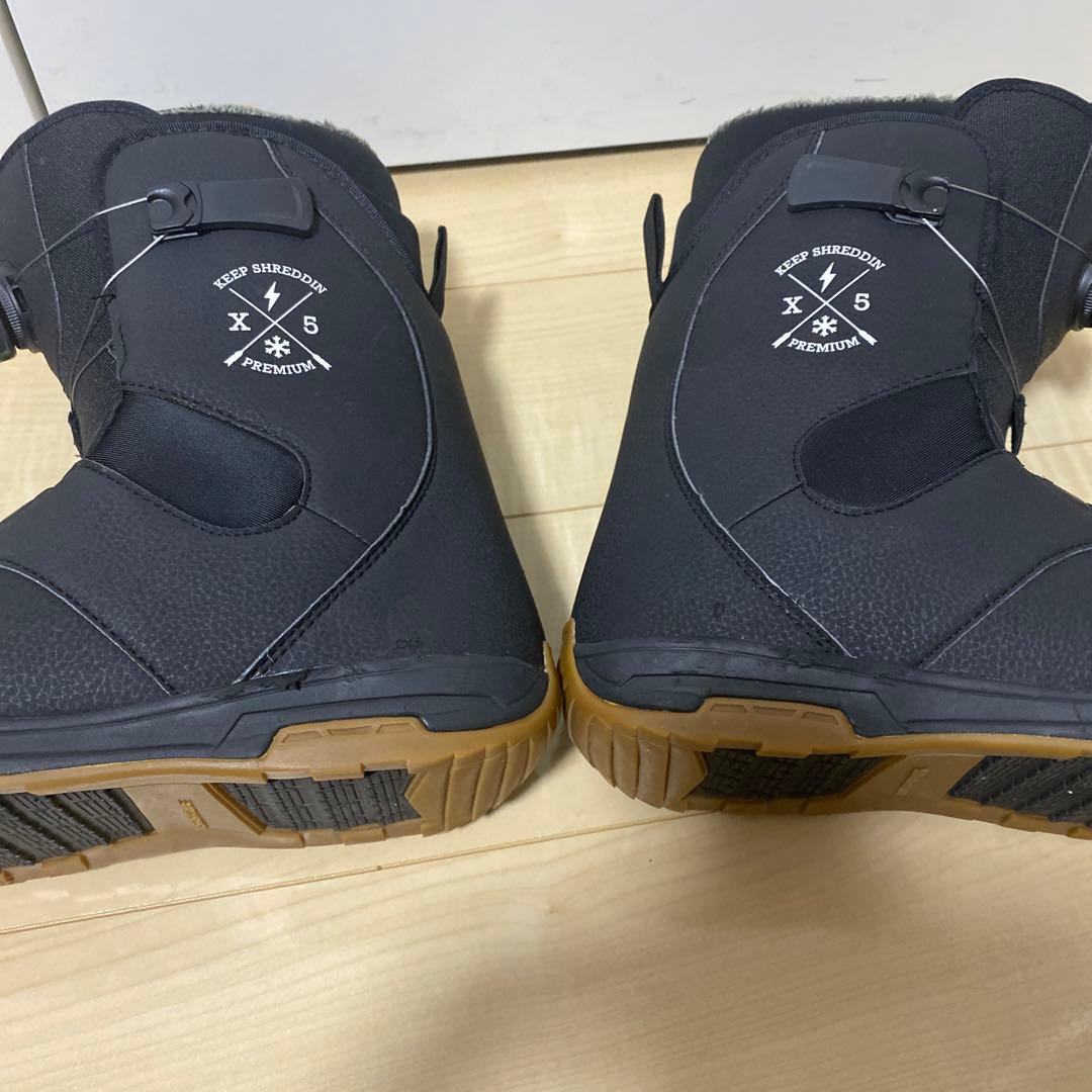 【即日発送】X5 CROSS FIVE スノボブーツ　PX-BOA 27.5cm