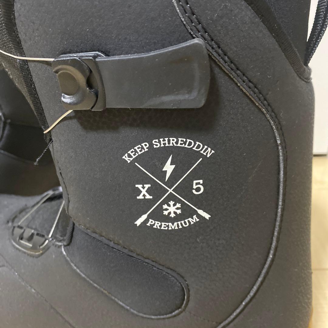 【即日発送】X5 CROSS FIVE スノボブーツ　PX-BOA 27.5cm