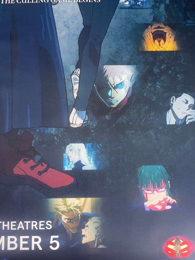 枚数限定*映画館用両面印刷ポスターUS版:呪術廻戦 渋谷事変 死滅回游