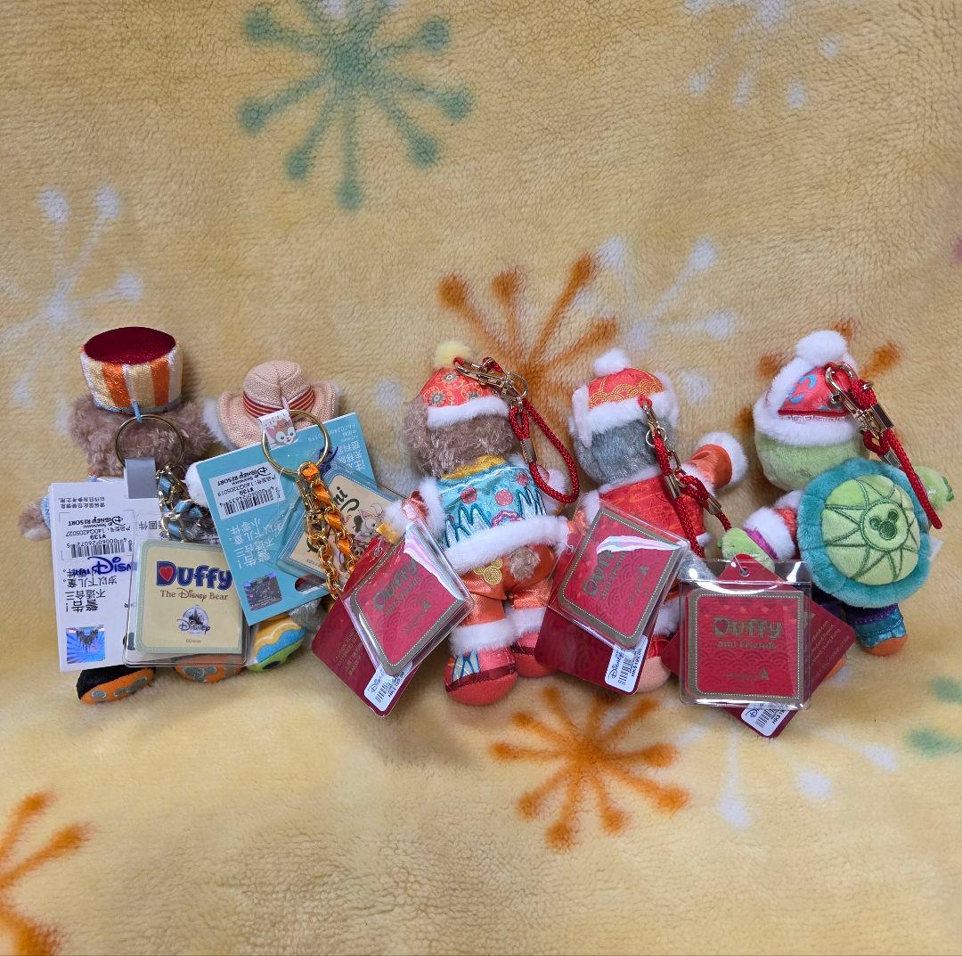 香港ディズニー　上海ディズニー　ダッフィーアンドフレンズ　ぬいば　５体セット
