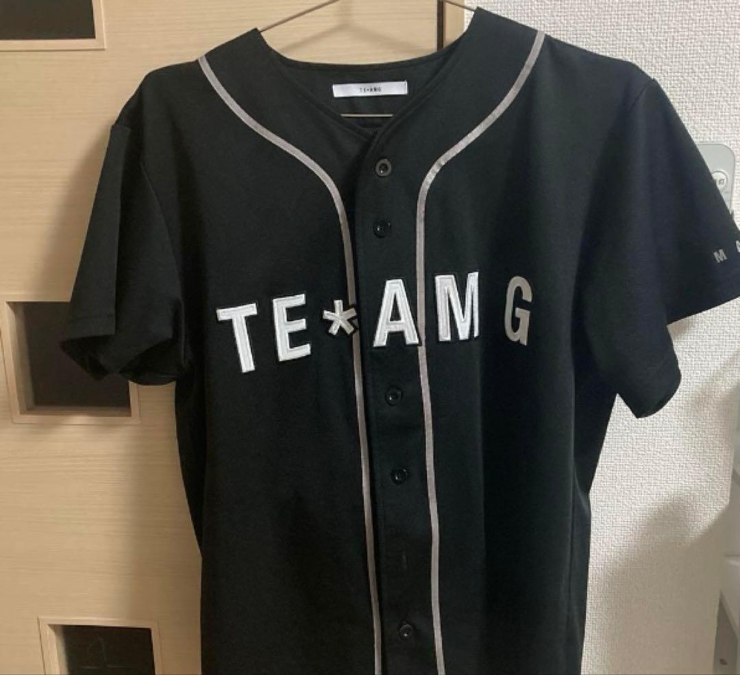 TE*AMG ベースボールシャツ 黒