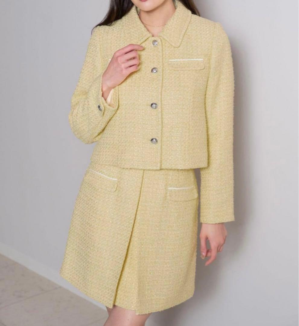 Herliphto Shimmer Tweed Jacket - メルカリ